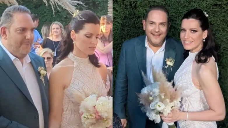 Στέλιος Διονυσίου – Αγνή Καλουμένου: Παντρεύτηκαν και βάφτισαν τα δίδυμα παιδιά τους!