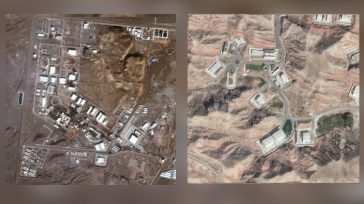 Δορυφορικές εικόνες με τις πυρηνικές εγκαταστάσεις του Ιράν