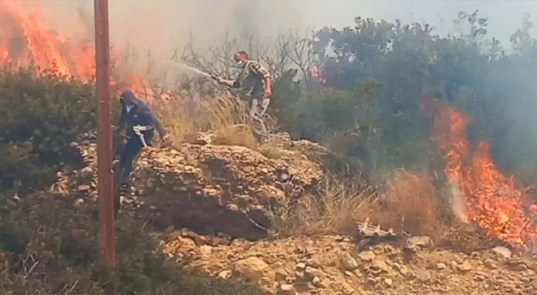 Φωτιά  στο Λασίθι- Ενεργοποιήθηκε το 112