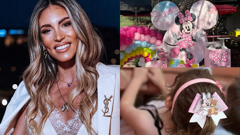 Αθηνά Οικονομάκου: Το εντυπωσιακό παιδικό πάρτι που ετοίμασε για τα 4α γενέθλια της κόρη της, Σιέννα