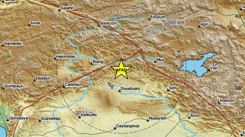 Σεισμός 4 Ρίχτερ στην Τουρκία