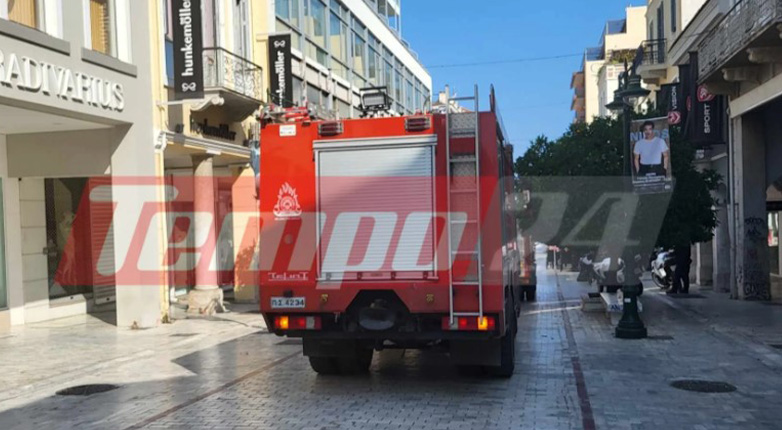 Πάτρα: Συναγερμός για φωτιά σε ξενοδοχείο του κέντρου