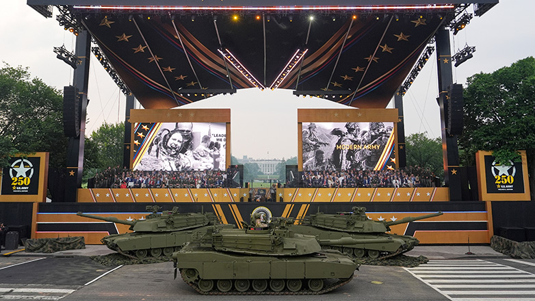 Ολοκληρώθηκε η μεγάλη στρατιωτική παρέλαση του Τραμπ στην Ουάσιγκτον