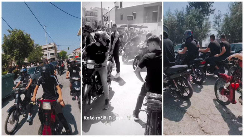 Λαμία: Σπαραγμός στην κηδεία του 16χρονου μαθητή που σκοτώθηκε με μηχανάκι