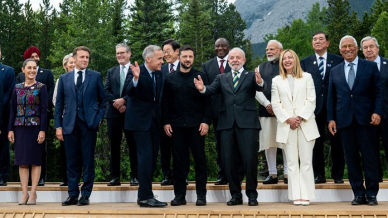 Η G7 επανέλαβε τη στήριξή της στην Ουκρανία, μετά την εσπευσμένη αναχώρηση του Τραμπ