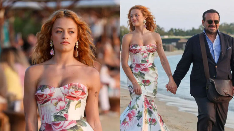 Γκάια Μερκούρη: Περπάτησε στο fashion show του Βασίλη Ζούλια στην παραλία της Γλυφάδας
