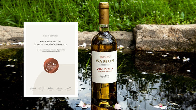 Μοσχάτα Σαμιώτικα Κρασιά με λάμψη πλατίνας