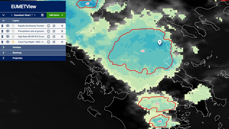 Κολυδάς: Καταιγιδοφόρο νέφος ύψους 12 χιλιομέτρων στη Θεσσαλία