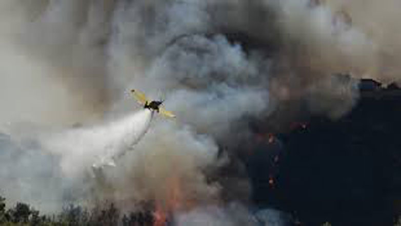 Σε ύφεση η φωτιά στο Κεφαλοχώρι Σερρών