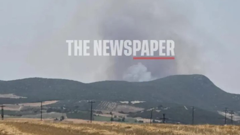 Σε εξέλιξη πυρκαγιά στη Μαγνησία