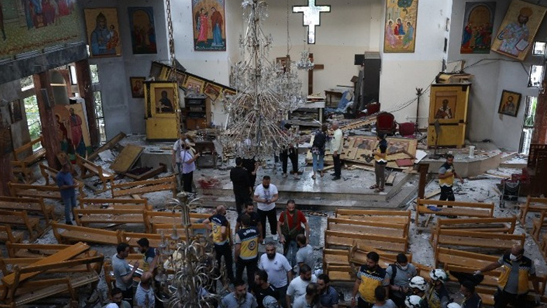 Τουρκία: Η επίθεση αυτοκτονίας κατά εκκλησίας της Δαμασκού αποτελεί μία «ύπουλη επίθεση» με στόχο τη διασπορά του χάους