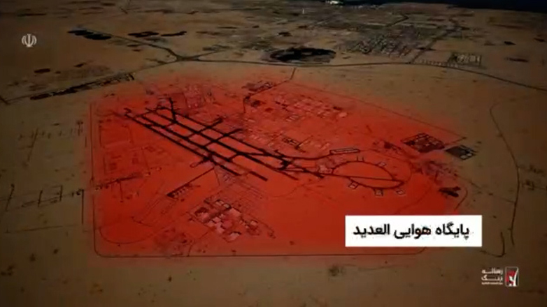 Βίντεο της ιρανικής τηλεόρασης αμέσως μετά την επίθεση στο Κατάρ