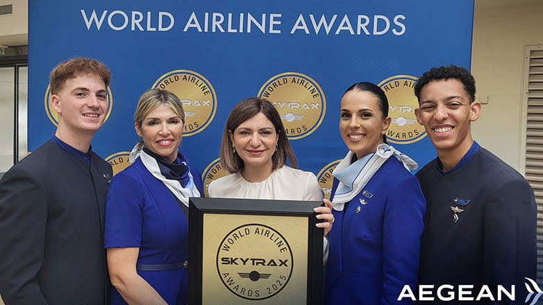 Η AEGEAN για 14η χρονιά «Καλύτερη Περιφερειακή Αεροπορική Εταιρεία στην Ευρώπη»