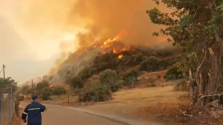 Συνελήφθησαν δύο άνδρες για την πυρκαγιά στο Καραβοστάσι Λακωνίας