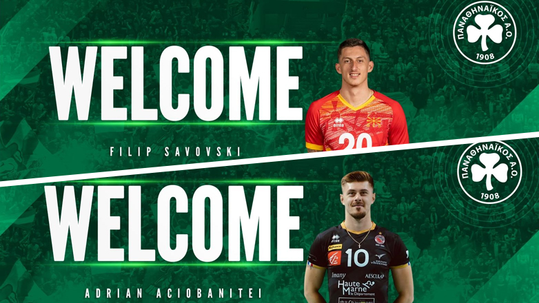 Βόλεϊ-Α1 Ανδρών: Στον Παναθηναϊκό Σαβόφσκι και Ατσιομπανιτέι