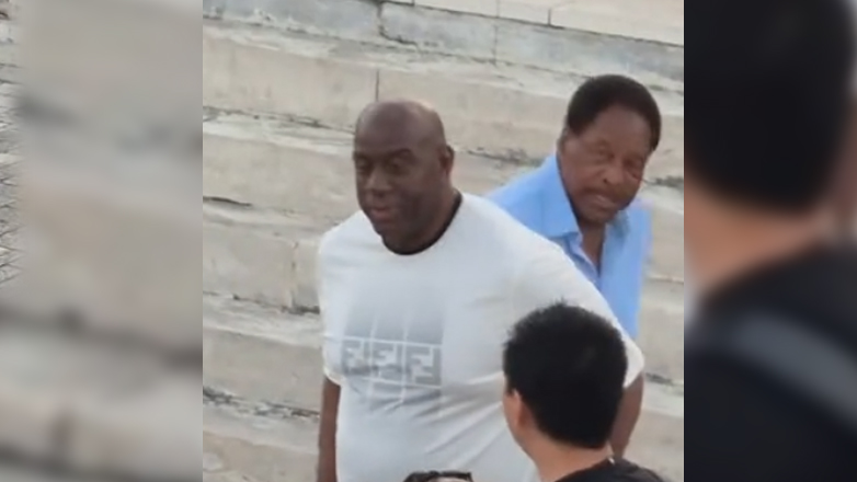 Ο Μάτζικ Τζόνσον και πάλι στην Κέρκυρα για διακοπές