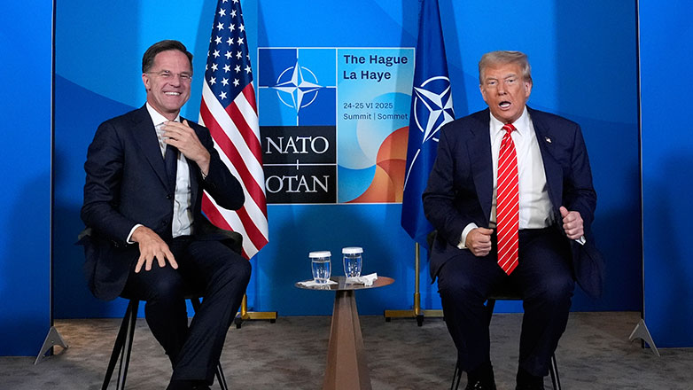 Στη Χάγη ο Ντ. Τραμπ: «Δεν θα επιτρέψουμε εμπλουτισμό ουρανίου στο Ιράν»