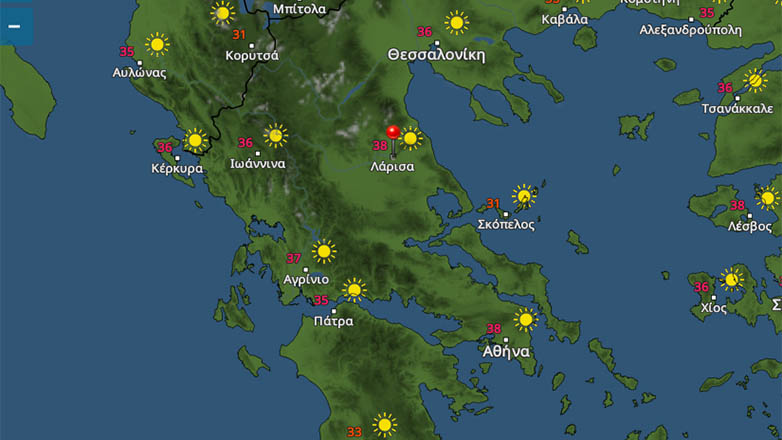 Καιρός: Ακραία θερμική επιβάρυνση σε τμήματα της χώρας έως το Σάββατο