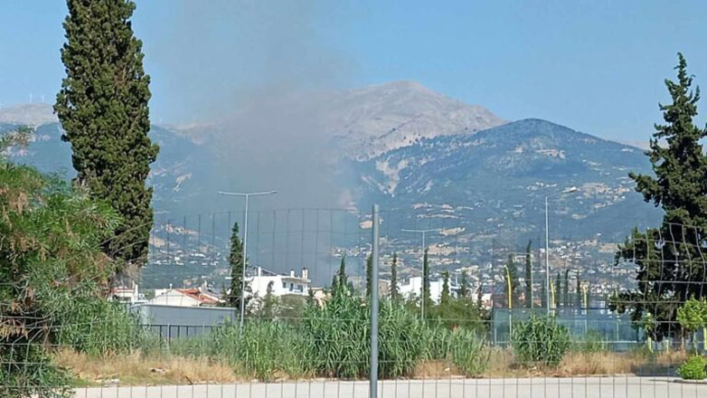 Πυρκαγιές σε Ριγανόκαμπο και Ερύμανθο
