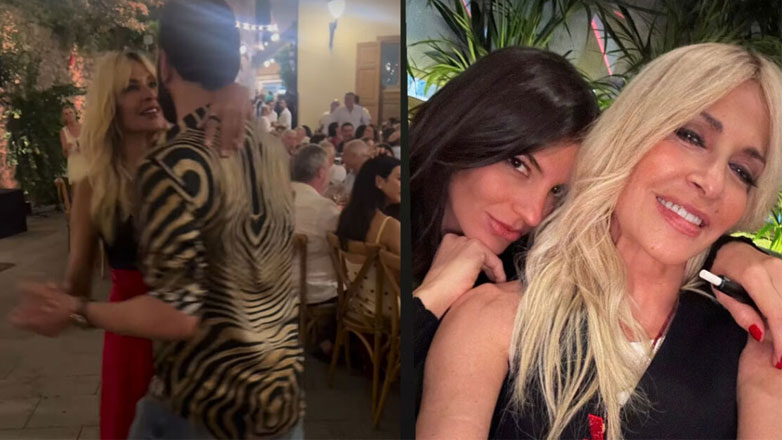 Άννα Βίσση, Γιώργος Αρσενάκος και Ηλίας Ψινακης στο Κάπρι για το τριήμερο πάρτι της βάφτισης του γιου του Γιάννη Κούστα