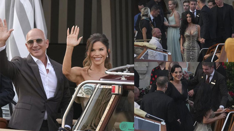 Jeff Bezos & Lauren Sánchez: Οι εορτασμοί για τον «γάμο του αιώνα» ξεκίνησαν – Νέες λήψεις από τους διάσημους καλεσμένους