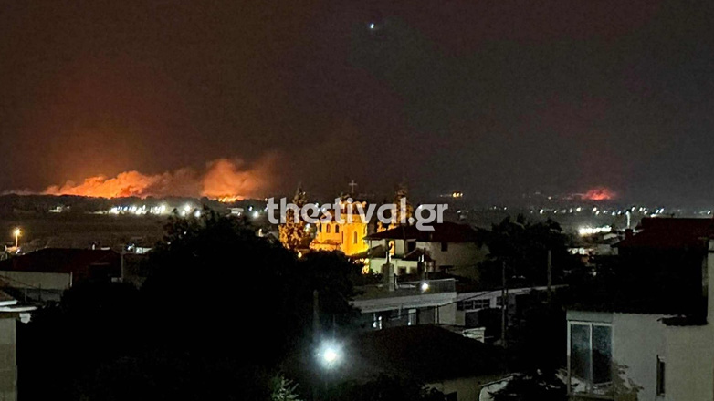 Θεσσαλονίκη: Χωρίς ενεργό μέτωπο οι φωτιές σε Λουτρά Λαγκαδά και Ευαγγελισμό