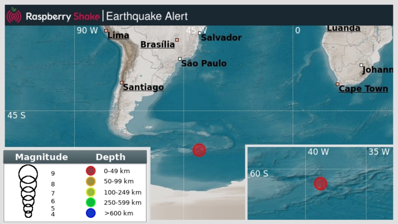 Σεισμός 6,5 Ρίχτερ στα νησιά Φόκλαντ