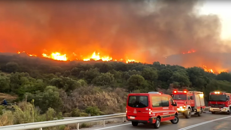 Υπό έλεγχο η φωτιά στη Ναύπακτο