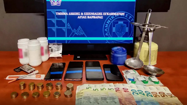 Αγία Βαρβάρα: Εξαρθρώθηκε συμμορία που διακινούσε κοκαΐνη με τη μέθοδο του βρασμού