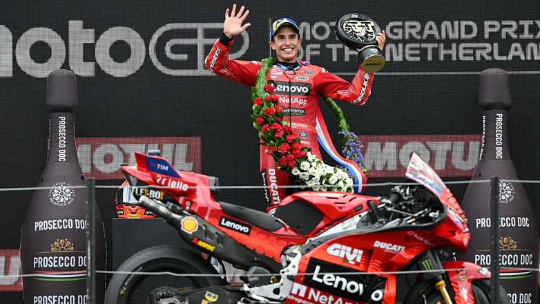 Ο Marquez νικά τον Bezzecchi και ισοφαρίζει τον Agostini στο MotoGP του Assen