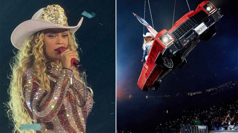 Beyonce: Τεχνικό πρόβλημα στη συναυλία της στο Houston – Παραλίγο να πέσει από το ιπτάμενο αμάξι
