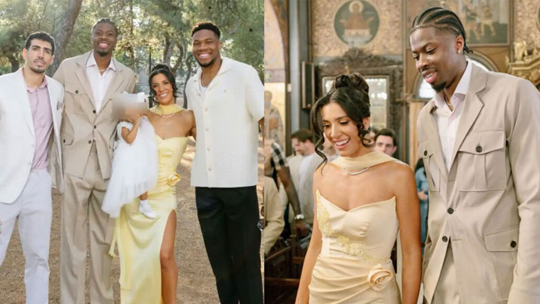 Ο Κώστας Αντετοκούνμπο βάφτισε την κόρη του με νονό του αδελφό του, Γιάννη Αντετοκούνμπο