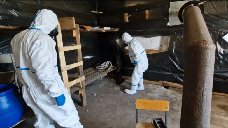 Οι ρωσικές δυνάμεις ανακάλυψαν κρυψώνα Ουκρανικών χημικών πυρομαχικών για drones