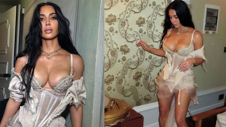 Kim Kardashian: Το τολμηρό look για το πιτζάμα πάρτι του Jeff Bezos στο οποίο…δεν παρευρέθηκε
