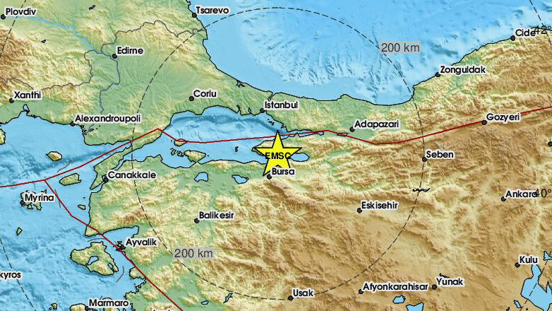 Τουρκία: Σεισμός αισθητός σε Κωνσταντινούπολη και Προύσα