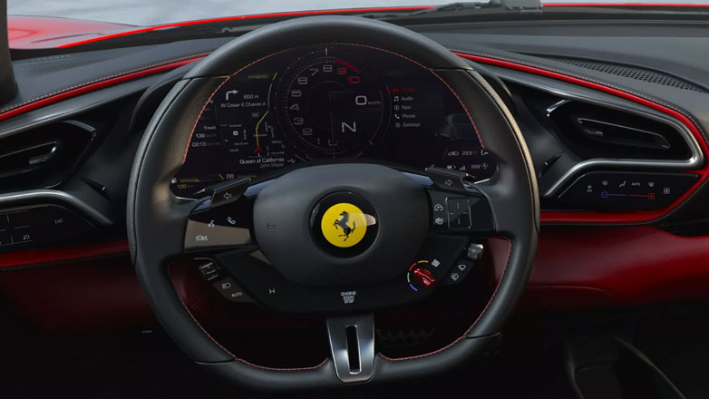 Ferrari: ” Όσοι δεν θέλετε κουμπιά αφής, ελάτε σε μία αντιπροσωπεία να τα αντικαταστήσουμε με μπουτόν”