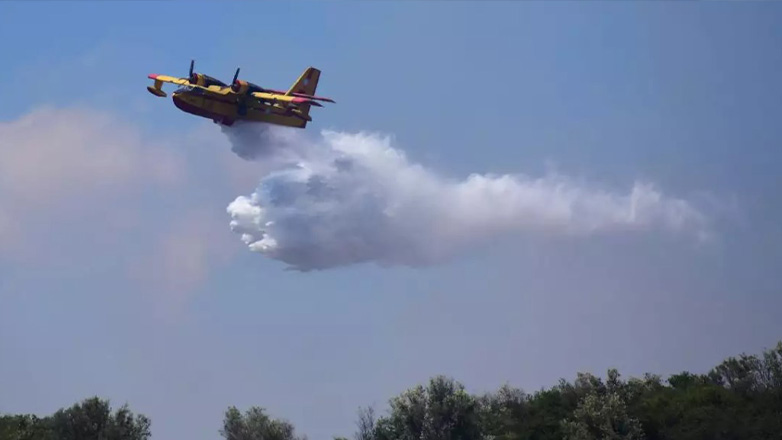 Σε ύφεση η φωτιά στο Νεοχώρι Μεσσηνίας