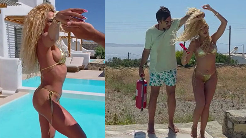 Αναστασία Γιούσεφ: «Ανέβασε» τη θερμοκρασία στη Μύκονο με το αποκαλυπτικό μπικίνι της