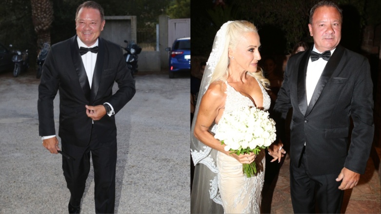 Απόστολος Λύτρας: Παντρεύτηκε με την σύντροφό του, Δώρα Παπαδοπούλου, στο κτήμα Μπραϊμνιώτη στο Κορωπί – Φωτογραφίες