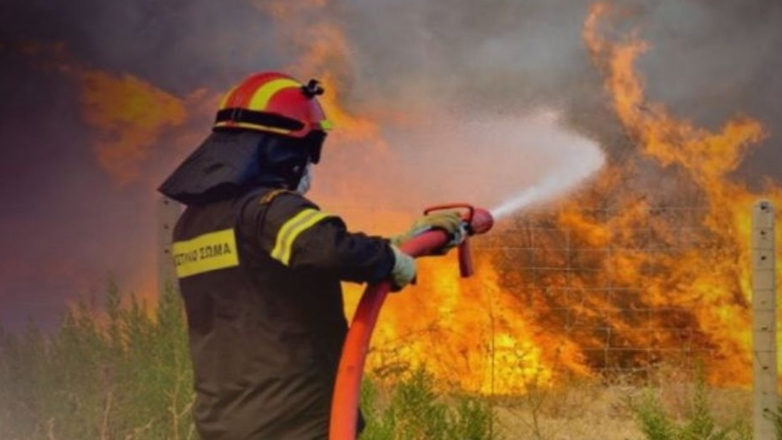 Φωτιά στα Χανιά – Εστάλη μήνυμα του 112