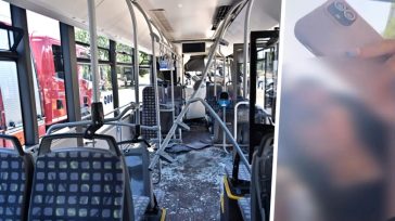 Βίντεο από τη σύγκρουση των δύο λεωφορείων