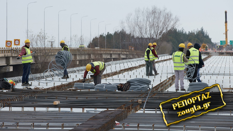 Απίστευτο μποτιλιάρισμα και αγανάκτηση λόγω έργων στη γέφυρα του Αλιάκμονα