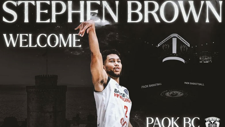 Μπάσκετ: Στον ΠΑΟΚ ο Μπράουν