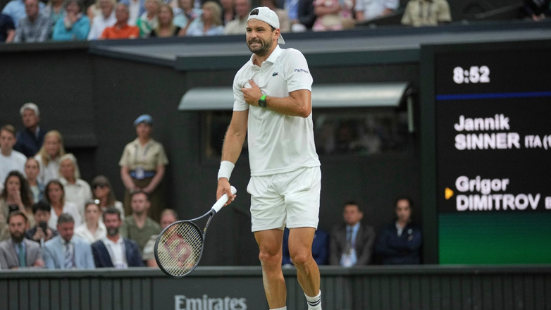 Wimbledon: Aπίστευτη ατυχία για τον Ντιμιτρόφ – Τραυματίστηκε και εγκατέλειψε το ματς με τον Σίνερ ενώ νικούσε 2-0 σετ!