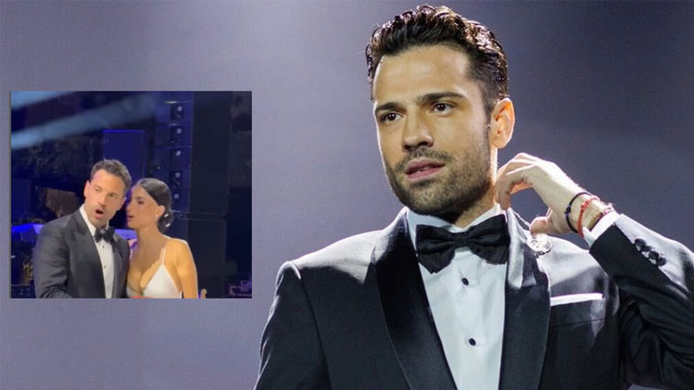 Ο Κωσταντίνος Αργυρός τραγουδά στον γάμο του με την Αλεξάνδρα Νίκα – Βίντεο