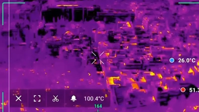 Θερμική κάμερα κατέγραψε 100°C στην Αθήνα