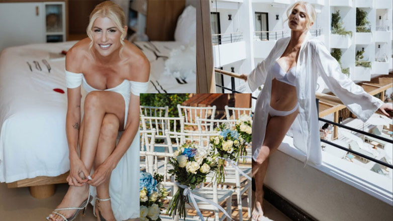 Ευρυδίκη Παπαδοπούλου: Οι εντυπωσιακές φωτογραφίες από τον γάμο της – Τα δύο νυφικά που φόρεσε και ο στολισμός