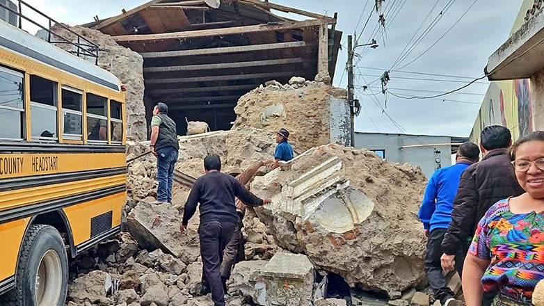 Ακολουθία σεισμών στη Γουατεμάλα γκρέμισε κτήρια