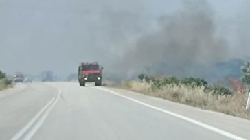 Φωτιά στη Λάρισα