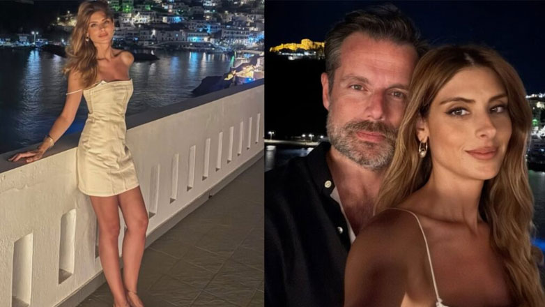 Ανθή Σαλαγκούδη – Κοσμάς Κουμιανός: Ταξίδι στην Αστυπάλαια – Η κοινή τους φωτογραφία αγκαλιά